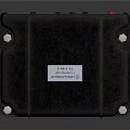 Black Electronic Equipment Enclosure With Hard Plastic Casing For Durable Device Protection 3d model