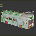 Bus School Bus Van Box Bus Tourist Bus Coach 3d model