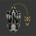 Futuristic Mechanical Creature Character With Blue White Orange Accents And Robotic Tail Structure