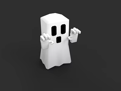 Horror Style Ghost Enemy Role Game 3d model