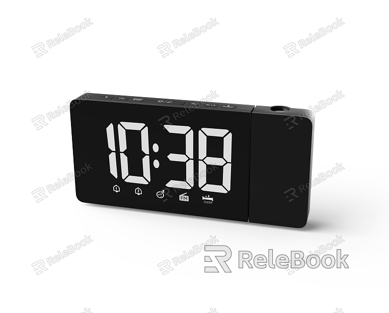 Modern Clock Simple Clock Ornaments model