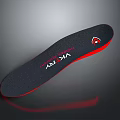 Vibram FLY Shock Absorption Insole With Black Red Comfortable Supportive Footwear Design