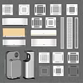 Different Types of Air Conditioner Fans Including Wall Mounted and Floor Standing Styles