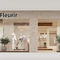 Modern Warm Minimalist Clothing Store Interior With Stylish Mannequins And Exquisite Garment Display Space