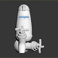 ACORDE Water Faucet Filter With White Body And Silver Handle For Household Living