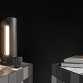 Modern table lamp bedside atmosphere table lamp 3d model