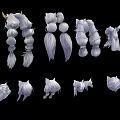 Game and Movie Character Hairstyle Collection Featuring Braided Ornamental and Long Hair Styles