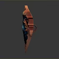 Medieval Shield Ancient Shield Defensive Weapon Ancient Shield Iron Shield Protective Shield Wooden Shield 3d model