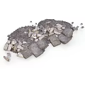 Natural Stone and Wood Chips Pile for Building or Decorative Use