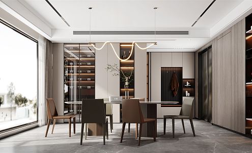 Modern Restaurant 3d model