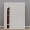 Wardrobe Cabinet Log 3d model