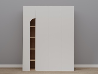 Wardrobe Cabinet Log 3d model