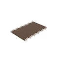 Natural Wooden Flooring With Dark Brown Planks And Polished Surface Texture