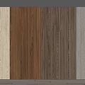 Wooden Wall Paneling with Various Natural Wood Textures for Modern Home Interior Design