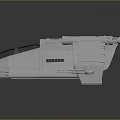Futuristic White Spacecraft Design With Transparent Cockpit And Engines For Cosmic Exploration