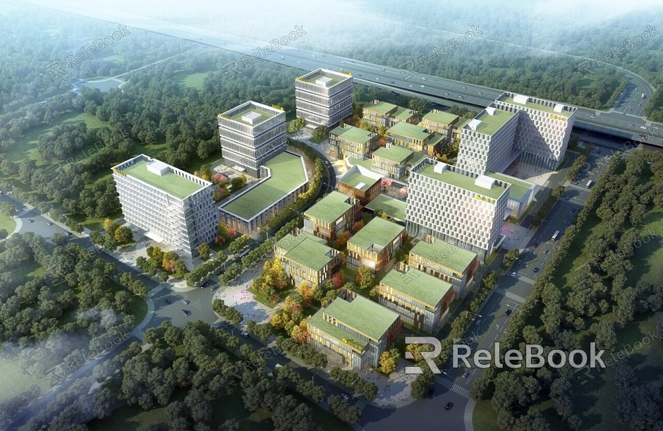 Greenland Zhangjiang Peony Industrial Park model