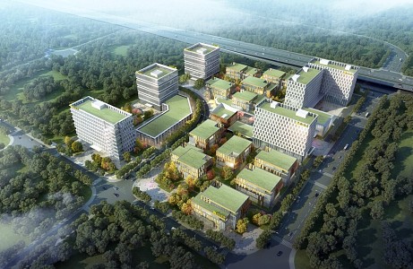 Greenland Zhangjiang Peony Industrial Park 3d model