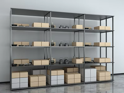 Modern clothing rack 3d model
