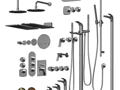 Hardware faucet shower model