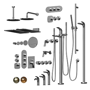 Hardware faucet shower 3d model