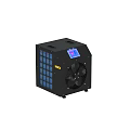 Industrial Equipment Featuring Digital Display Cooling Fan Warning Labels And Control Panel