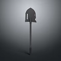spade shovel tool hardware tools processing tools 3d model