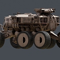 Combat Vehicle Armored Vehicle 3d model