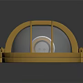 Classic Elegant Gold Frame Wall Sconce With Transparent Glass Lampshade Design