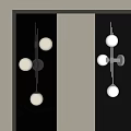 Middle style wall lamp 3d model