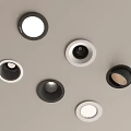Modern LED Downlights And Spotlights With Different Styles For Ceiling Lighting 3d model
