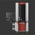 ShapeGrabber 3D Scanning Measurement System With White Red Design And Computer Monitor Workbench