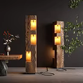 Quiet floor lamp 3d model