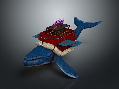 whale cartoon whale mammal marine mammal marine animal fish freshwater fish marine fish 3d model