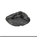 Natural Gray Stone With Rough Surface And Detailed Natural Texture On Dark Background