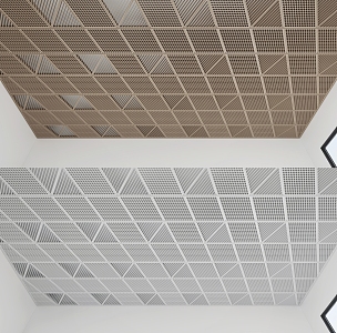 Modern Ceiling Grille Ceiling Square Ceiling 3d model