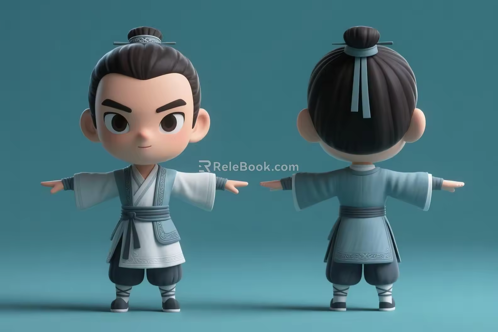 Qiao Feng Q Edition 3d model
