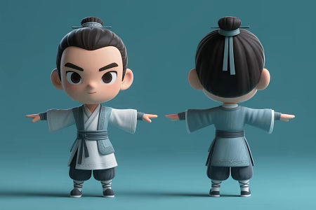 Qiao Feng Q Edition 3d model