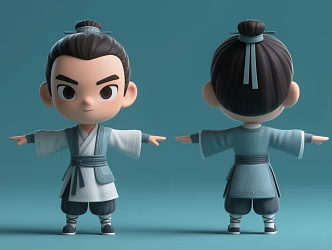 Qiao Feng Q Edition 3d model