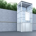 Vertical Elevator Modern Elevator 3d model