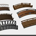 Different Types Of Decorative Bridge Designs With Wooden And Metal Railings