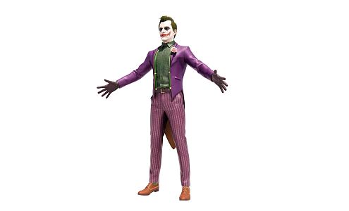 Modern game character clown 3d model