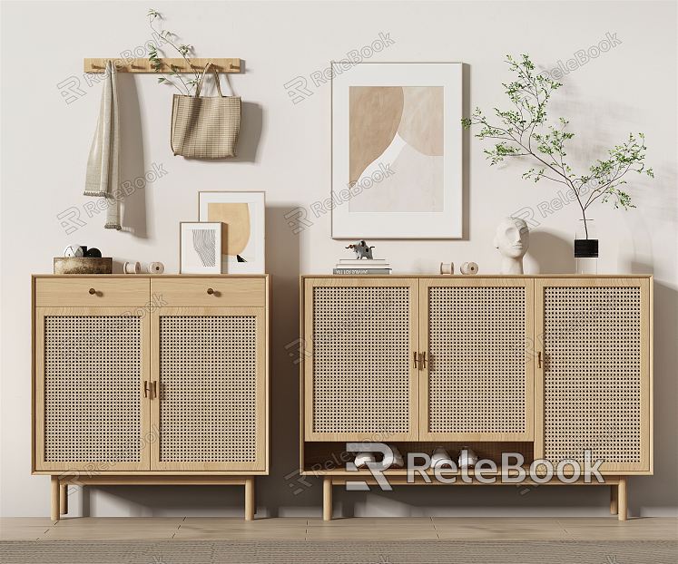 Nordic Shoe Cabinet model