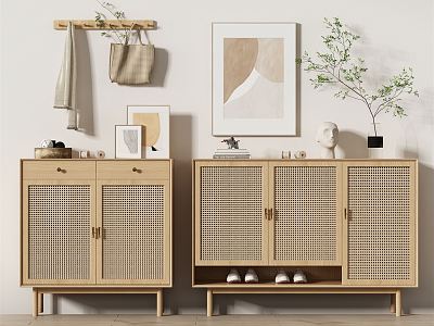 Nordic Shoe Cabinet model