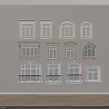Diverse French Windows Styles With Arched Frames Balcony Railings And Classic Details