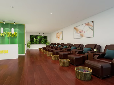 Modern Foot Bath Room Foot Bath Shop 3d model Modern Foot Bath Room Foot Bath Shop 3d model