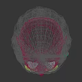 Game And Movie Character 3D Model With Short Black Hair And Brown Eyes