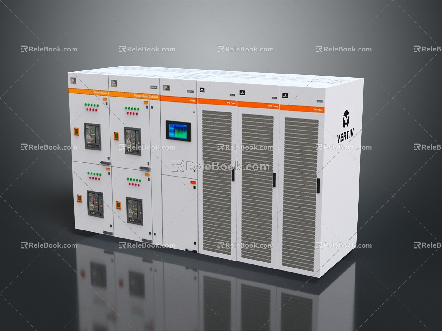 Distribution box power box power supply high voltage box 3d model