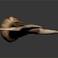 Brown Wooden Antler Sculpture As Modern Decor With Dark Backdrop