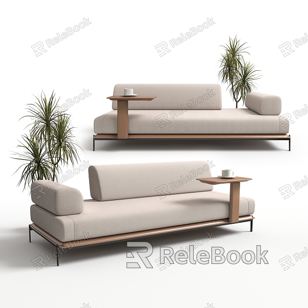 Modern chaise longue model