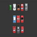 Multiple Colorful Toy Cars Arranged In Display With Various Styles And Hues